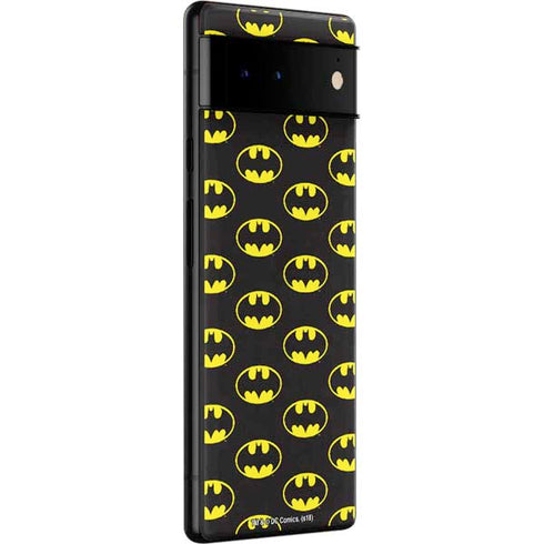 DC Comics Batman Logo Pattern Google Pixel 6 Pro Skin